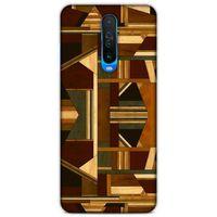 Lopard Xiaomi Poco X2 Uyumlu Kılıf Wood'X (42) Rugged Armor Kılıf Desenli