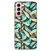 Lopard Samsung Galaxy S21 Uyumlu Kılıf Botanix (50) Shockproof Kılıf