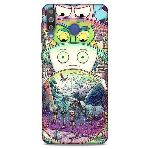 Samsung Galaxy M30 Uyumlu Kılıf Rick And Morty (48) Bumper Kılıf Decoy Jerrys