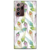 Samsung Galaxy Note 20 Ultra Kılıf Desenli Özel Seri Tüyler (23) Ultra Koruma Kılıfı