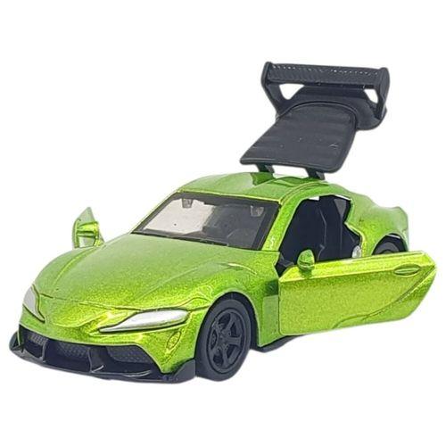 Çek Bırak Metal Küçük Arabalar 8 cm - 6411A - Yeşil