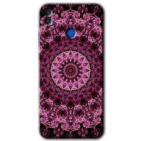 Honor 8c HD Baskılı Kılıf + 9D Tam Ekran Koruyucu - Mandala Patterns Kaleidoscope