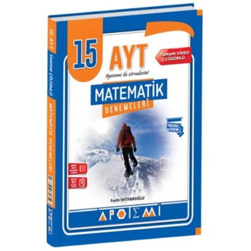 AYT Matematik 15 Çözümlü Deneme Apotemi Yayınları