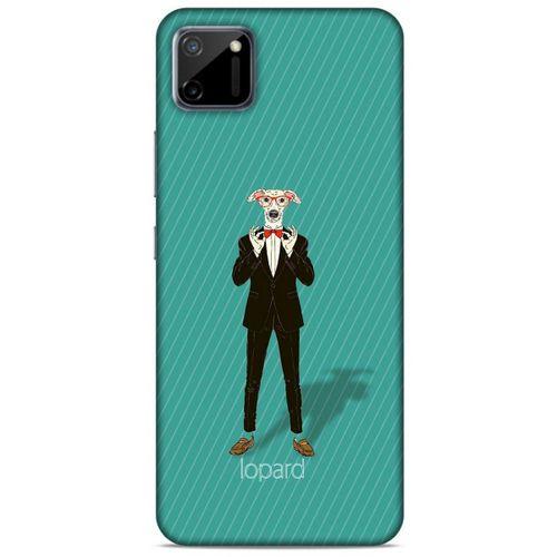 Oppo Realme C11 Kılıf FunnyMaX (12) Koruyucu Silikon Turkuaz Köpek