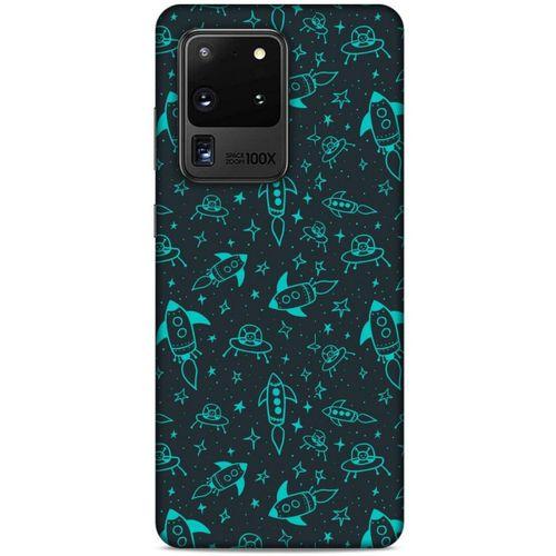 Samsung Galaxy S20 Ultra Uyumlu Kılıf Yeşil Delisi (46) Core Armor Kılıf Tropikal orman yeşili