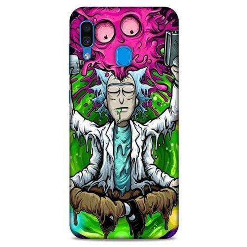 Samsung Galaxy A30 Uyumlu Kılıf Rick And Morty (29) Arka Koruma Kılıfı Council of Ricks