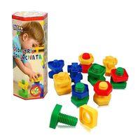 HC1046 HAYVAN FİGÜRLÜ KAPTA 66 PARÇA GEOMETRİK SOMUN CIVATA