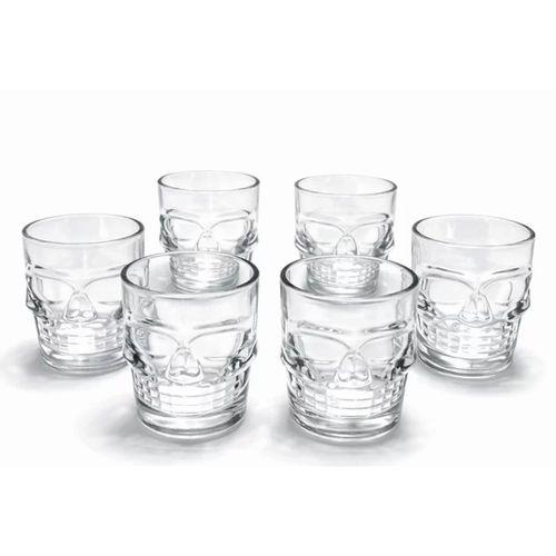 6'lı Kurukafa Cam Shot Bardağı Alk2151