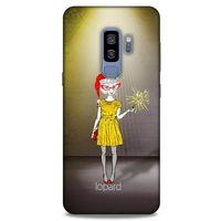 Samsung Galaxy S9 Plus Kılıf FunnyMaX (32) Soft Silikon Kılıf Turuncu Kahve