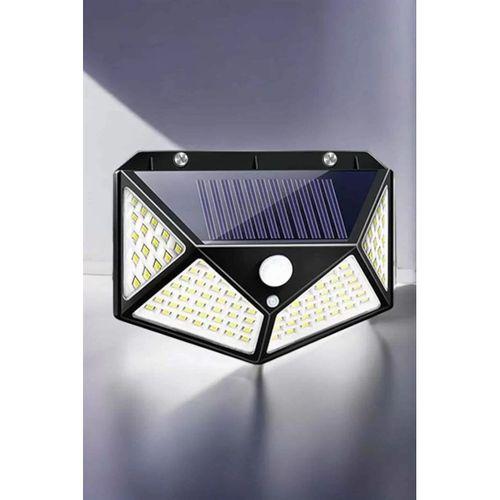 Güneş Enerjili Bahçe Aydınlatma Lambası Solar 100 Led Lamba