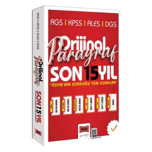 Yargı Kpss Ags Ales Dgs Paragraf Çıkmış Sorular Son 15 yıl