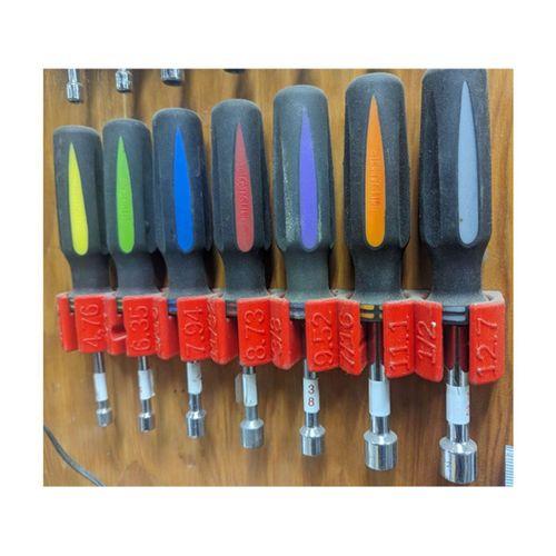 Somun Sürücü Duvar Tutucu Harbor Freight Pittsburg SAE Metrik (Bu ürün Sadece Plastik parçadır - Almadan Önce Soru Sorabilirsiniz)