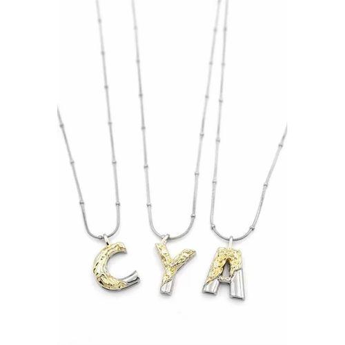 24'lü Harf Kolye - Gümüş