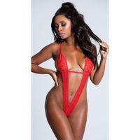 Fantezi Kırmızı Dantel Mikro İç Giyim Gecelik