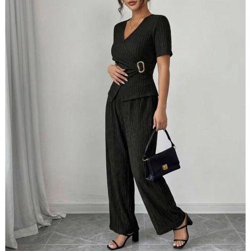 Kadın Toka Detaylı Kruvaze Takım