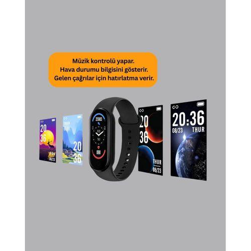 Tpu Ve Silikon Kordonlu Akıllı Bileklik – 20 Gün Bekleme Süresi