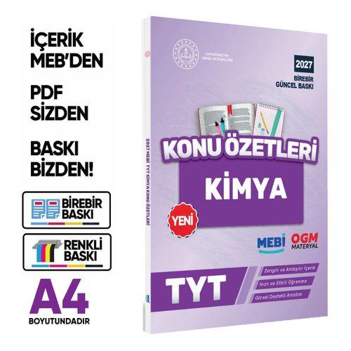 2027 YKS-TYT MEBİ-OGM Pratik Konu Özet Kitap SETİ RENKLİ A4 Boyut Görsel Destekli BASKI ÜCRETİ