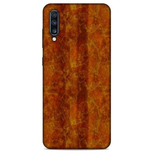 Mermer Desenli (38) Tema Neo Hybrid Kılıf Kehribar Samsung Galaxy A70 Kılıf