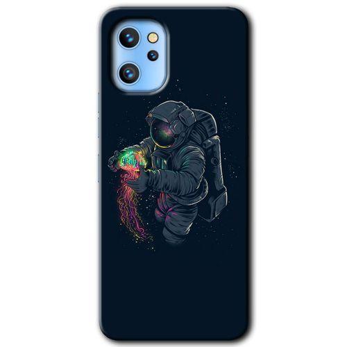 Reeder S19 Max Pro Kılıf HD Desen Baskılı Arka Kapak - Astronot Kıyafeti