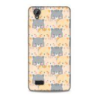 Lopard Vestel Venüs V5 Uyumlu Kılıf Kediler (23) Ultra Koruma Kılıfı Gülen Kedi