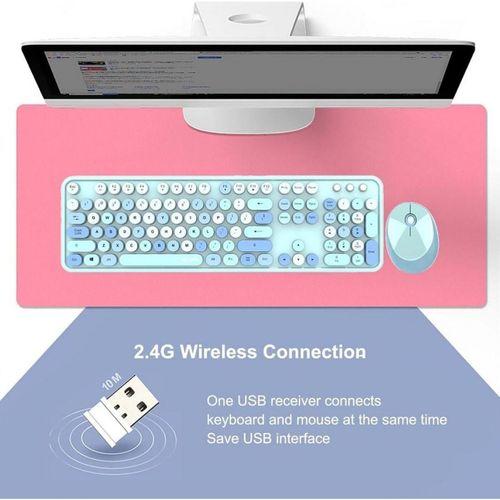 SepeteGelsin Mofii Sweet Mavi Kablosuz Klavye Mause Set