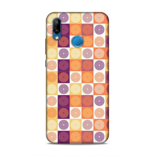 Huawei P20 Lite Uyumlu Kılıf Insomnia (34) Slim Armor Kılıf Daire