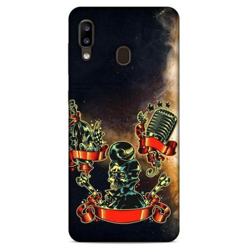 Lopard Samsung Galaxy A20 Uyumlu Kılıf Tattoo's (16) Kalın Kılıf Karışık