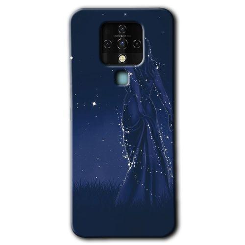 Tecno Camon 16 Kılıf HD Desen Baskılı Arka Kapak - Gecenin Kraliçesi