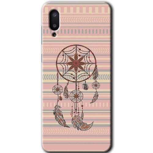 MRCİLETİSİM Samsung Galaxy A02 Kılıf Baskılı Kapak - Mandala Retro +Tam Ekran Koruyucu