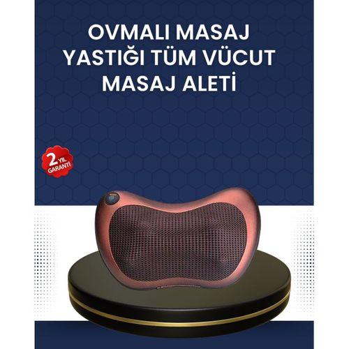 Isıtma Özellikli Derin Yoğurma Masaj Yastığı Priz & Çakmak Girişli