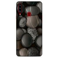 Samsung Galaxy A20s Kılıf Baskılı Özel Seri Taşlı (8) Baskılı Kılıf