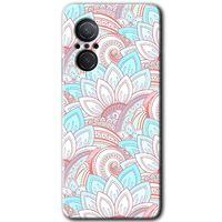 MRCİLETİSİM Huawei Nova 9 SE Kılıf HD Desen Baskılı Arka Kapak+Temperli Cam - Çin Mandala 1