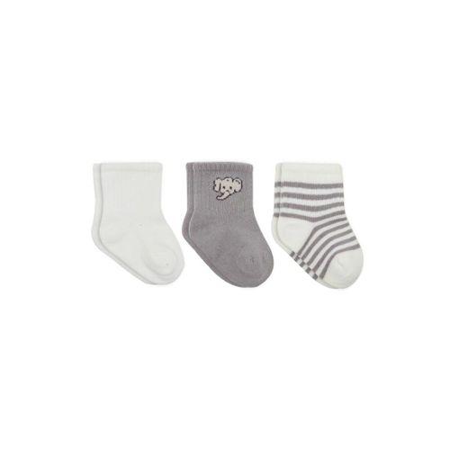 Elephant Boy 3'lü Penye Soket Çorap 10135 Ekru
