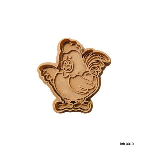 Sevimli Tavuk Sekillendirici Kalip Kurabiye Hamur Kesici Oyun ve Seker Hamuru Seti