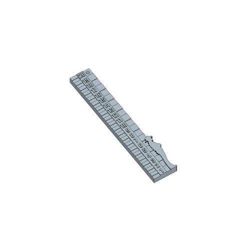 On30 Ölçek Ölçüm Çubuğu ve Ahşap Boyut Ölçer 3D Baskı (Bu ürün Sadece Plastik parçadır - Almadan Önce Soru Sorabilirsiniz)