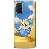 Samsung Galaxy S20 Plus Kılıf FunnyMaX (3) Kapak Sarı Kupa Köpek