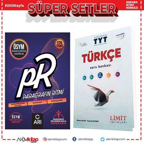 Arı Yayınları Paragrafın Ritmi ve Limit Türkçe Soru Bankası Seti 2 Kitap