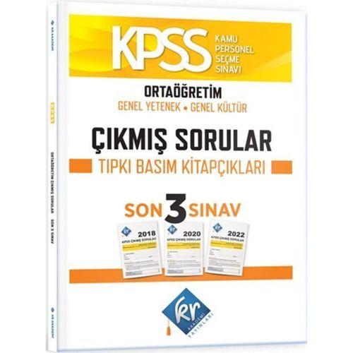 KPSS Ortaöğretim Genel Yetenek Genel Kültür Çıkmış Sorular Son 3 Yıl Tıpkı Basım Fasikülleri KR Akademi