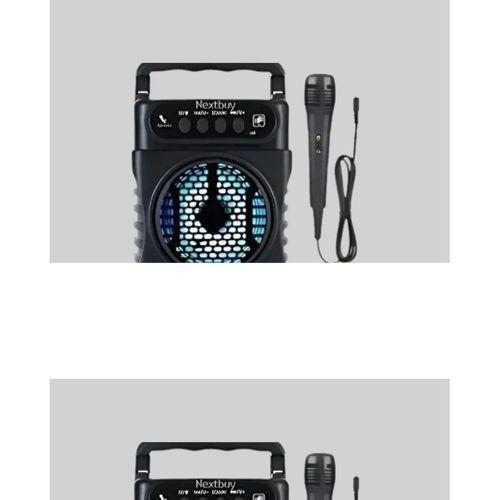 Bluetooth Bağlantılı Taşınabilir Hoparlör – Led Işıklı, Fm Radyolu, Mikrofon Girişli