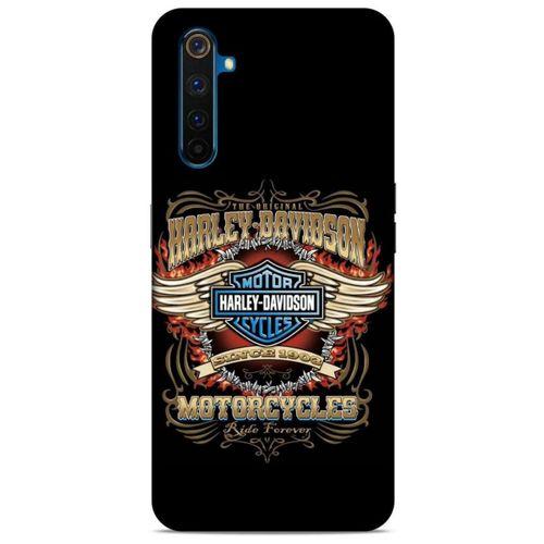Realme 6 Uyumlu Kılıf Motorsiklet (6) Silikon Kılıf Harley Davidson
