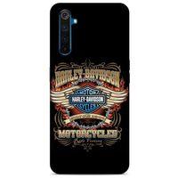 Realme 6 Uyumlu Kılıf Motorsiklet (6) Silikon Kılıf Harley Davidson