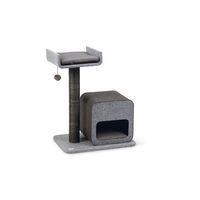 Karlıe Kedi Tırmalama+ev Flavıe Gri 60x40x77cm