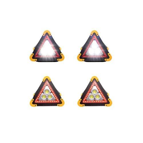 Solar Şarjlı Çok Fonksiyonlu Reflektör Işıklı Ikaz Lambası Acil Durum Reflektörü Acil Durum Uyarı Lambası