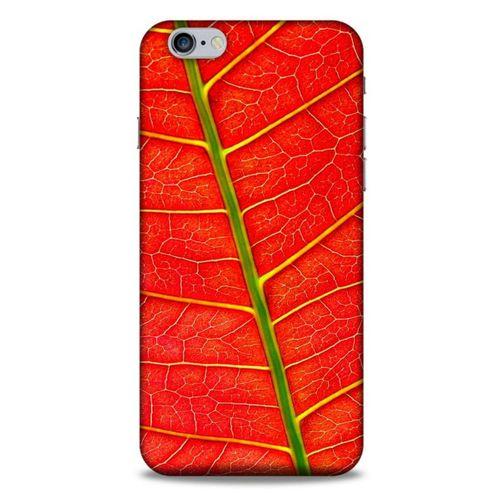 Lopard Apple Iphone 6S Plus Uyumlu Kılıf Bahar (32) Soft Silikon Kılıf Kırmızı