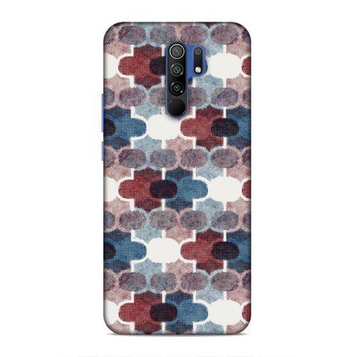 Xiaomi Redmi 9 Uyumlu Kılıf Romans (7) Telefon Kılıfı Bordo Mavi