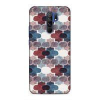 Xiaomi Redmi 9 Uyumlu Kılıf Romans (7) Telefon Kılıfı Bordo Mavi