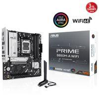 ASUS PRIME B850M-A WIFI, 4xDDR5, 3xM.2, 2xDP, HDMI, Type-C, Wi-Fi 6, Bluetooth 5.3, AM5 Soket Anakart