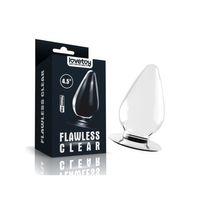 Flawless Clear Anal Plug 4.5 İnç