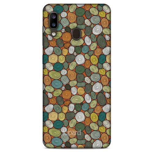 Samsung Galaxy A20 Kılıf Pastel Renkler (37) Silicone Cover Beyaz Açık Yeşil