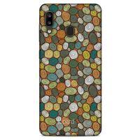 Samsung Galaxy A20 Kılıf Pastel Renkler (37) Silicone Cover Beyaz Açık Yeşil